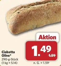 Combi Ciabatta Olive Angebot