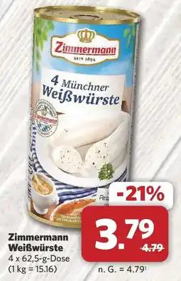 Combi Zimmermann Weißwürste Angebot