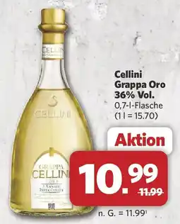 Combi Cellini Grappa Oro 36% Vol. Angebot