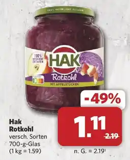 Combi Hak Rotkohl Angebot