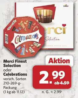 Combi Merci Finest Selection oder Celebrations Angebot