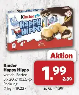 Combi Kinder Happy Hippo Angebot