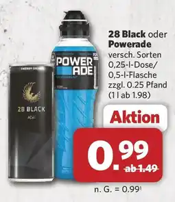 Combi 28 Black oder Powerade Angebot