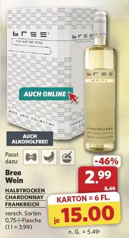 Combi Bree wein halbtrocken chardonnay frankreich Angebot