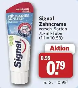 Combi Signal Zahncreme Angebot