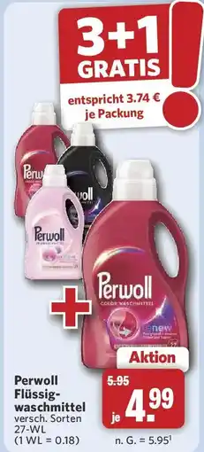 Combi Perwoll Flüssig-waschmittel Angebot