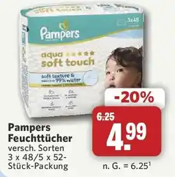 Combi Pampers Feuchttücher Angebot