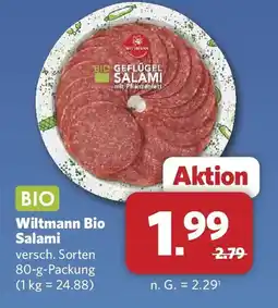 Combi Wiltmann Bio Salami Angebot