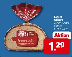 Combi Lieken Urkorn Bauernmild Angebot
