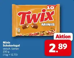 Combi Twix Minis Schokoriegel Angebot