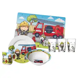 Netto Marken-Discount Ritzenhoff & Breker Geschirr-Set mit Kinderbecher Feuerwehrmann Bernie 7-tlg Angebot