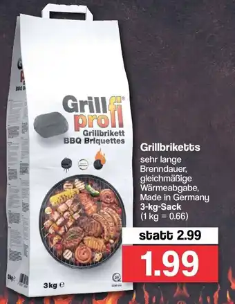 Famila Nord West Grillbriketts 3kg Angebot