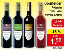 Zimmermann Turmfalke Dornfelder Rotwein oder Rosé Angebot