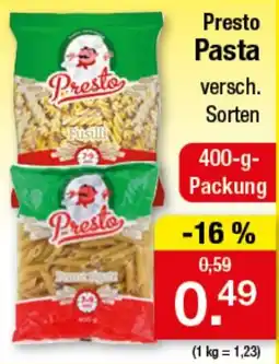 Zimmermann Presto Pasta Angebot