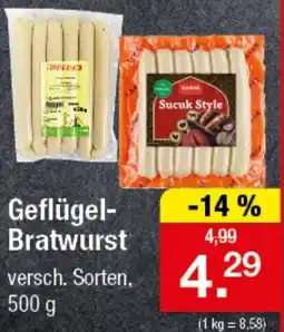 Zimmermann Sucuk Style Geflügel-Bratwurst Angebot