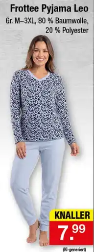Zimmermann Frottee Pyjama Leo Angebot