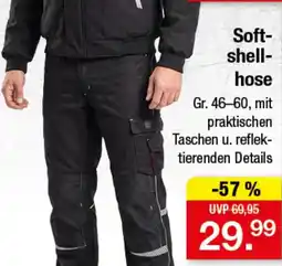 Zimmermann Softshellhose Angebot