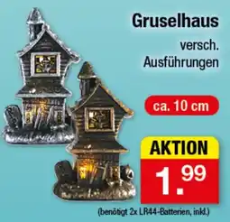 Zimmermann Gruselhaus Angebot