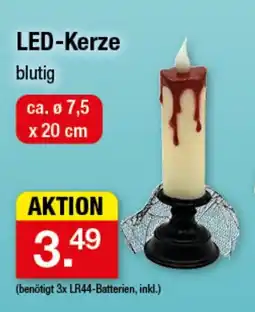 Zimmermann LED-Kerze blutig Angebot
