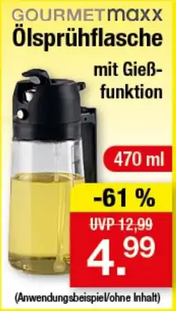 Zimmermann GOURMETmaxx Ölsprühflasche Angebot