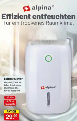 Zimmermann Luftentfeuchter alpina Angebot