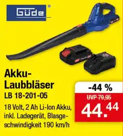 Zimmermann Güde Akku-Laubbläser Angebot