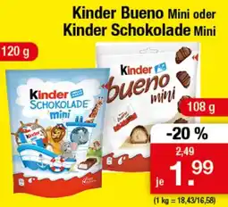 Zimmermann Kinder Schokolade Mini Angebot