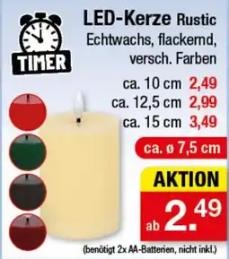 Zimmermann LED-Kerze Rustic Angebot