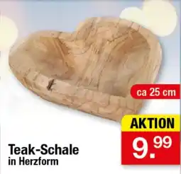 Zimmermann Teak-Schale in Herzform Angebot