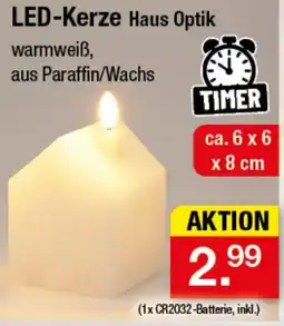 Zimmermann LED-Kerze Haus Optik Angebot