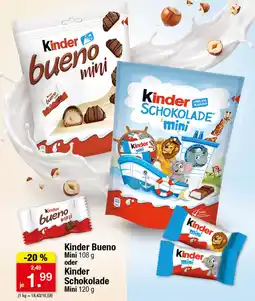 Zimmermann Kinder Bueno Mini oder Kinder Schokolade Angebot