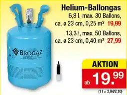 Zimmermann Helium-Ballongas Angebot