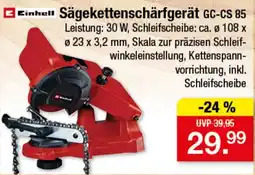 Zimmermann Einhell Sägekettenschärfgerät GC-CS 85 Angebot