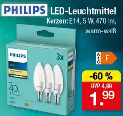Zimmermann PHILIPS LED-Leuchtmittel Kerzen Angebot