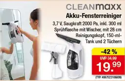 Zimmermann CLEANmaxx Akku-Fensterreiniger Angebot