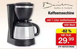 Zimmermann Barista Kaffeemaschine Angebot