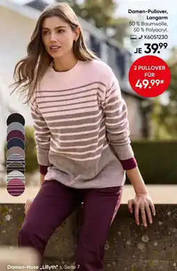 Galeria Damen-Pullover, Langarm Angebot