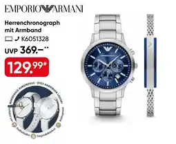 Galeria EMPORIO ARMANI Herrenchronograph mit Armband Angebot