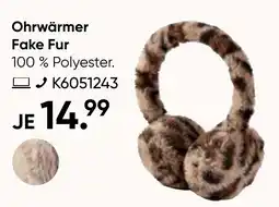 Galeria Ohrwärmer Fake Fur Angebot
