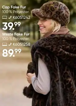 Galeria Cap Fake Fur Angebot