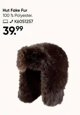 Galeria Hut Fake Fur Angebot