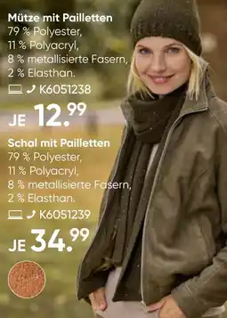 Galeria Schal mit Pailletten Angebot
