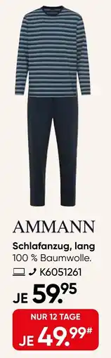 Galeria AMMANN Schlafanzug, lang Angebot