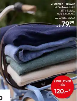 Galeria Damen-Pullover mit V-Ausschnitt Angebot