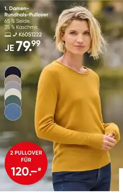 Galeria Damen-Rundhals-Pullover Angebot