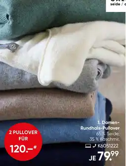 Galeria Damen-Rundhals-Pullover Angebot