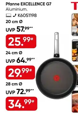 Galeria Pfanne EXCELLENCE G7 Aluminium Angebot