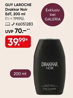 Galeria GUY LAROCHE Drakkar Noir EdT Angebot