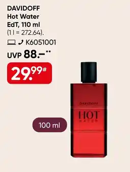 Galeria DAVIDOFF Hot Water EdT Angebot