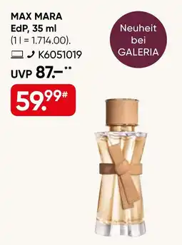 Galeria MAX MARA EdP Angebot
